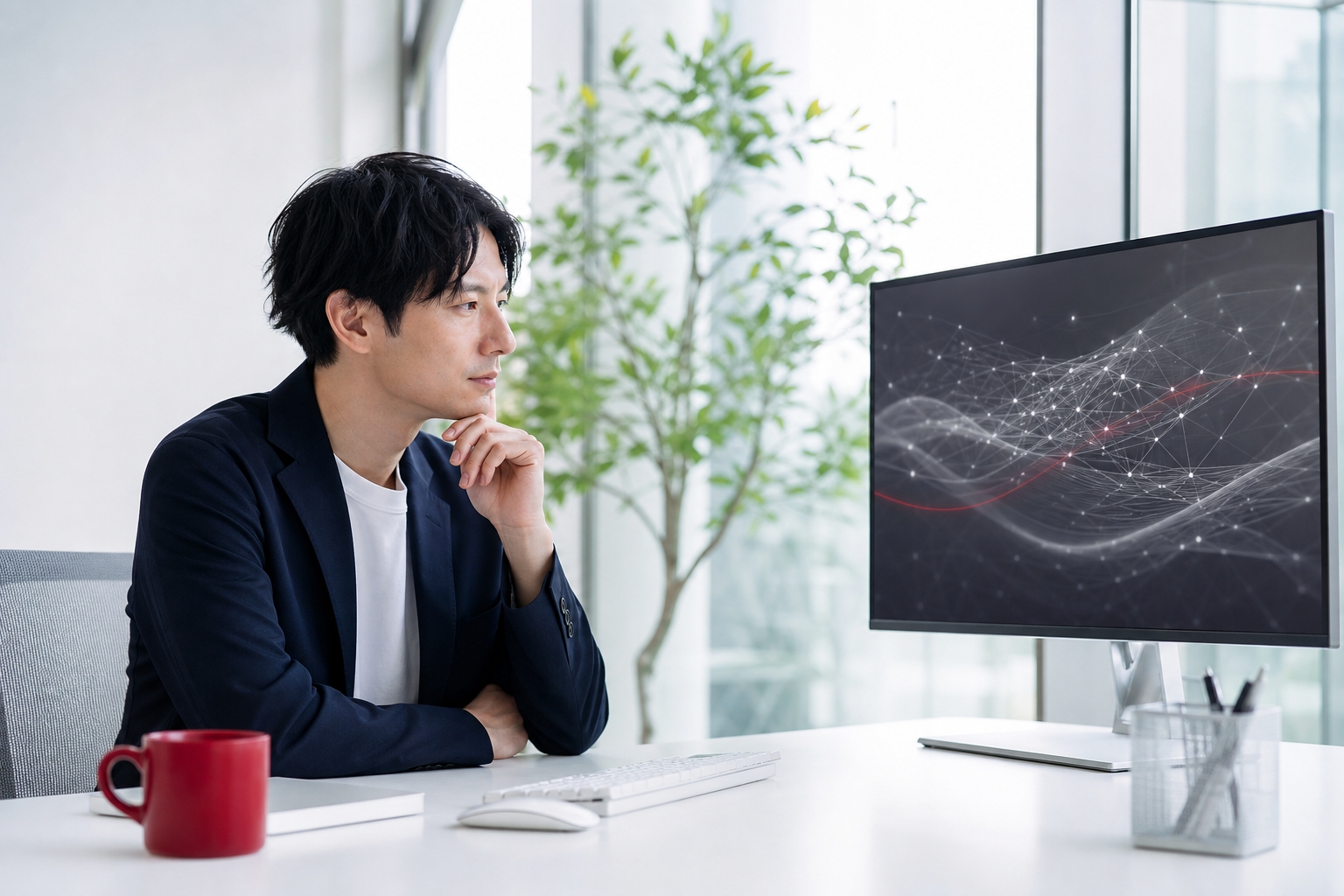 AIに選ばれる情報設計を検討する様子
